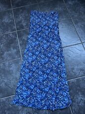 Kleid blau maxikleid gebraucht kaufen  Westerkappeln