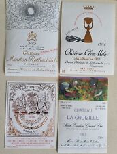 etiquettes vin mouton rothschild d'occasion  Bastia-