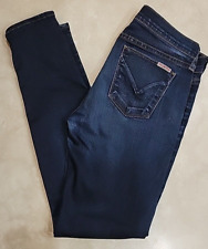 Hudson Womens Jeans Size 28 Krista Super Skinny W407DIS dark straight leg low, used for sale  Shipping to South Africa