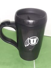 Taza de café vintage con logotipo de pluma de la Universidad de Utah Utes con tapa Norwood década de 1990 segunda mano  Embacar hacia Argentina