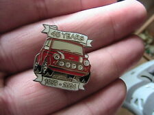 1959 2004 45 YEARS MINI PIN BADGE CLASSIC CAR BMW AUSTIN ROVER COOPER MOTORSPORT for sale  BOLTON
