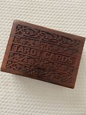 Wooden tarot card for sale  DAWLISH