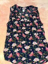 Blusa Old Navy floral top/sem mangas. Feminino tamanho pequeno, usado comprar usado  Enviando para Brazil
