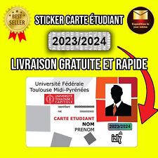 Autocollant carte étudiant d'occasion  Toulouse-