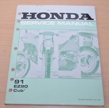 Honda EZ90L EZ 90 L 91 Cub Motor Bremsen Anlasser Service Werkstatthandbuch segunda mano  Embacar hacia Argentina