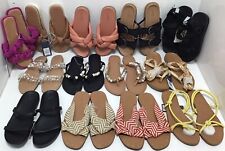 Lote mixto de sandalias para mujer talla 7 y 7,5 colores mixtos y variedad LOTE DE 13 segunda mano  Embacar hacia Argentina