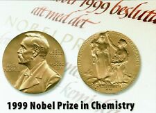 "Nobel Prize for Chemistry" Ahmed Zewail Signed Nobel Pamphlet, used for sale  Shipping to South Africa