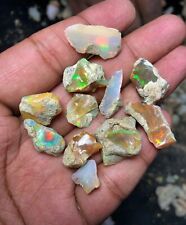 AAA Grade 50 Cts Natural Opal Rough Lot 8-10 Pc Ethiopian Welo Opal Raw Gemstone for sale  Shipping to South Africa