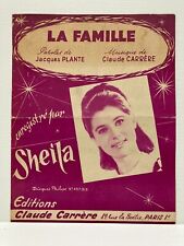Partition sheila famille d'occasion  Saint-Germain-en-Laye