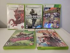 Xbox 360 5 Game Lot - Dragon Age Call Of Duty Borderlands  Amped Bioshock, used for sale  Shipping to South Africa