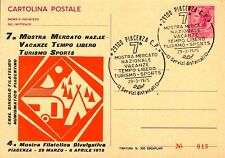 Intero postale repubblica usato  Piacenza