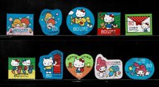 Używany, Japonia 2013 Pozdrowienia Hello Kitty Sanrio Postacie Używany zestaw 80Y Sc# 3557 a-j na sprzedaż  Wysyłka do Poland
