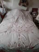 Oval embroiderd tablecloth for sale  ABERTILLERY