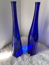 Usado, PAR de garrafas de vinho azul cobalto Califórnia (150 cl) - 19 polegadas de altura comprar usado  Enviando para Brazil
