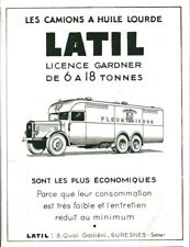 Publicité ancienne camions d'occasion  France