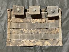 US Military Triple Three 3 Mag Magazine Pouch MOLLE ACU 3 X 30 ROUND Shingle GC for sale  Meadville