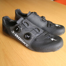 Sapato de Estrada Specialized S-WORKS 7 PRETO Tamanho UE 46 EUA 12M Masculino Corrida de Ciclismo Boa, usado comprar usado  Enviando para Brazil