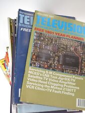 Television magazine servicing for sale  FARNHAM