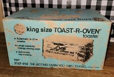 Tostadora de horno R General Electric talla King de lote antiguo nueva vintage segunda mano  Embacar hacia Argentina