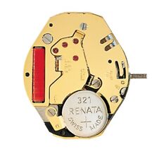 Usado, Harley Ronda 1069 relógio de quartzo movimento 6 joias versão placa tom dourado (ref 55) comprar usado  Enviando para Brazil