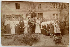 oryginalny. Zdjęcie AK Ślub Zdjęcie grupowe Schmolsin Pomorze Stolp 1912 na sprzedaż  Wysyłka do Poland