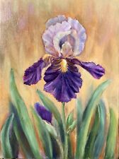 painting flower purple canvas for sale  Tenants Harbor