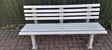 Garden bench white for sale  CANVEY ISLAND