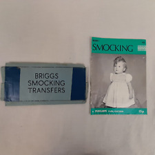 Briggs smocking transfers for sale  PRESCOT