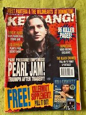 Kerrang pearl jam for sale  SUDBURY