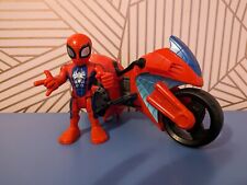 Playskool Super Hero Adventures Figurka akcji Spider Man z rowerem Marvel  na sprzedaż  Wysyłka do Poland