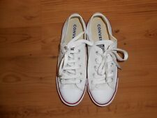 CONVERSE ALL STAR LADIES WHITE CANVAS THIN SOLE SNEAKER SIZE 5 IMMACULATE 8-5 for sale  Shipping to South Africa