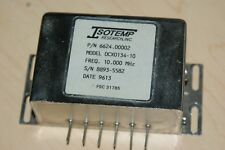 Isotemp 10 MHz Ovenized 10 MHz Oscillator  OCXO 134-10 12 VDC Sine Wave Output for sale  Shipping to South Africa
