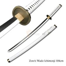 ONE PIECE Roronoa Zoro Katana Wado Ichimonji Samurai Sword of Zoro Functional for sale  Shipping to South Africa