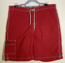 Usado, Pantalones cortos de tabla Polo Ralph Lauren rojos baúles para hombre grandes L segunda mano  Embacar hacia Argentina