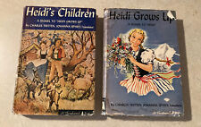 1938 Heidi Grows Up 1939 Heidi's Children Charles Tritten Johanna Spyri Grosset, usado comprar usado  Enviando para Brazil