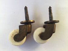 Pair screw castors for sale  LINCOLN