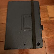 Unbranded Small Tablet Folding Case, Faux Leather, Navy, 8 in x 5 in x .75 in for sale  Shipping to South Africa
