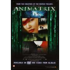 Vídeo ANIMATRIX Inglês 1sh '03 animação dirigido por Peter Chung & Andy Jones comprar usado  Enviando para Brazil