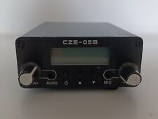 Transmissor FM igreja 0,5W mini estação de rádio estéreo PLL preto sem antena CZE05B, usado comprar usado  Enviando para Brazil