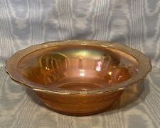 Vintage Rare Carnival Glass Flower Pattern Bowl for sale  Shipping to South Africa