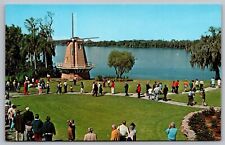 Cypress Gardens Florida Dutch Windmill Scenic Landmark Chrome Postcard for sale  Shipping to South Africa