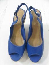 Sandália Arezzo azul wedge espadrille slingback tamanho 8 comprar usado  Enviando para Brazil