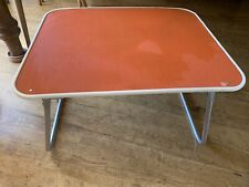 VINTAGE ORANGE CAMPING TABLE 1970’s SIZE USED for sale  Shipping to South Africa