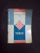 Telefunken tubes data for sale  NOTTINGHAM
