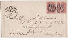 Used, 1862 POTTSVILLE PA Civil War Cover to care of Col Wm A Nichols - West Point 1838 for sale  Shipping to South Africa