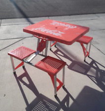 ❤RARE❤ Picnic Time Coca Cola Folding Picnic Table Bench Seats  DLSE-986A❤ for sale  Shipping to South Africa