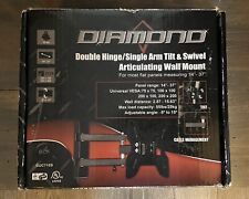 Diamond Double Hinged Single Arm Tilt & Swivel Articulating TV Wall Mount, used for sale  Shipping to South Africa