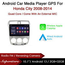 Unidade principal GPS estéreo carro 10,1” CarPlay Android 13 para Honda City 2008-2014 comprar usado  Enviando para Brazil