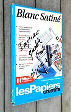 Papier blanc satiné d'occasion  Ars-sur-Moselle