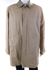 Trench coat masculino APC manga comprida com colarinho bege algodão extragrande comprar usado  Enviando para Brazil